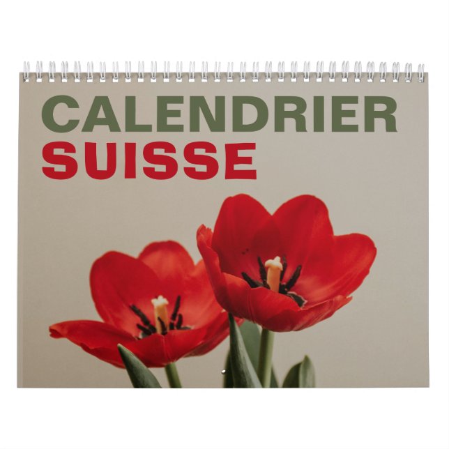 Calendário Suisse avec Jours Fériés | 2026 (Capa)