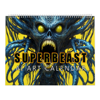 Calendário Superbeast AI Art