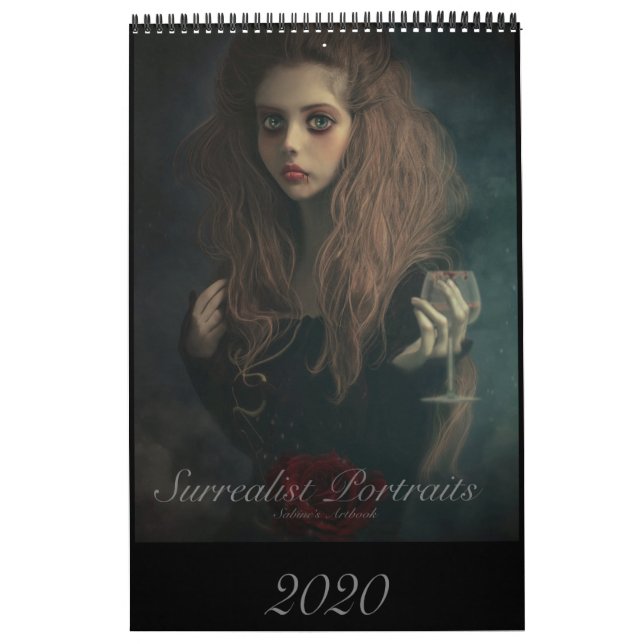 Calendário Surrealist Portraits - (Capa)