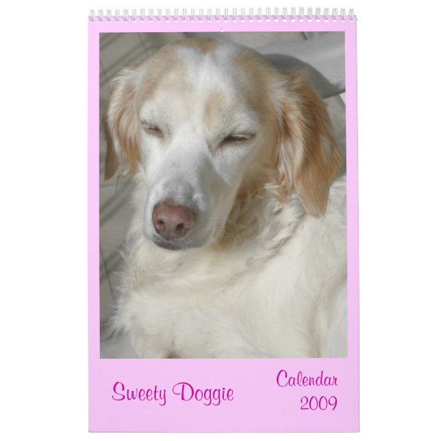 Calendário Sweety Doggie 2009 Calendar (Capa)