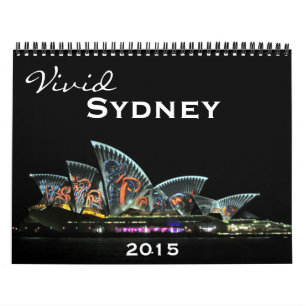 Calendário sydney vívido 2015