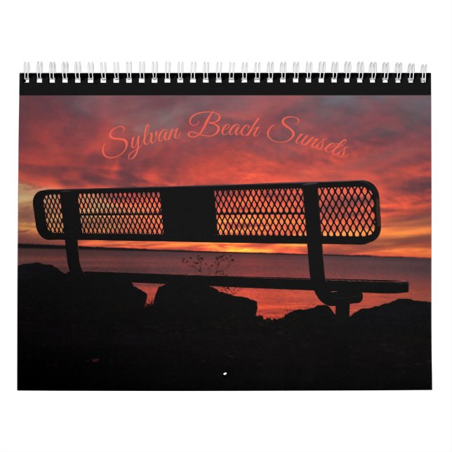 Calendário Sylvan Beach Sunsets Calendar (Capa)