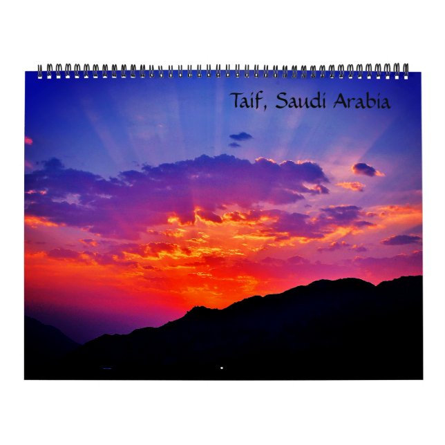 Calendário Taif, Arábia Saudita (Capa)