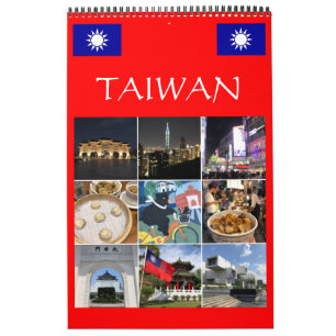 Calendário Taipei Taiwan -> Taipé China (or more commonly) Ta