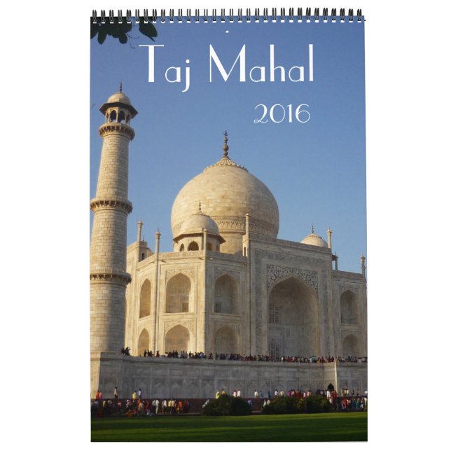 Calendário taj india mahal 2016 (Capa)