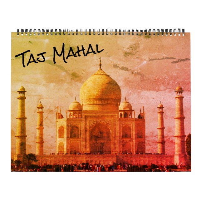 Calendário Taj Mahal grande 2026 (Capa)