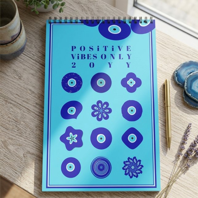 Calendário Talisma Protetor Olho Mau Azul e Arte Nazar (Criador carregado)