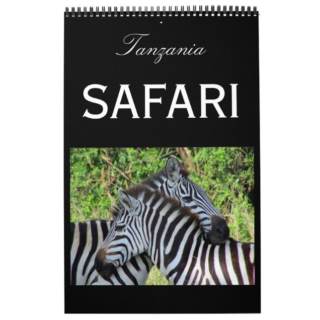Calendário tanzania safari (Capa)