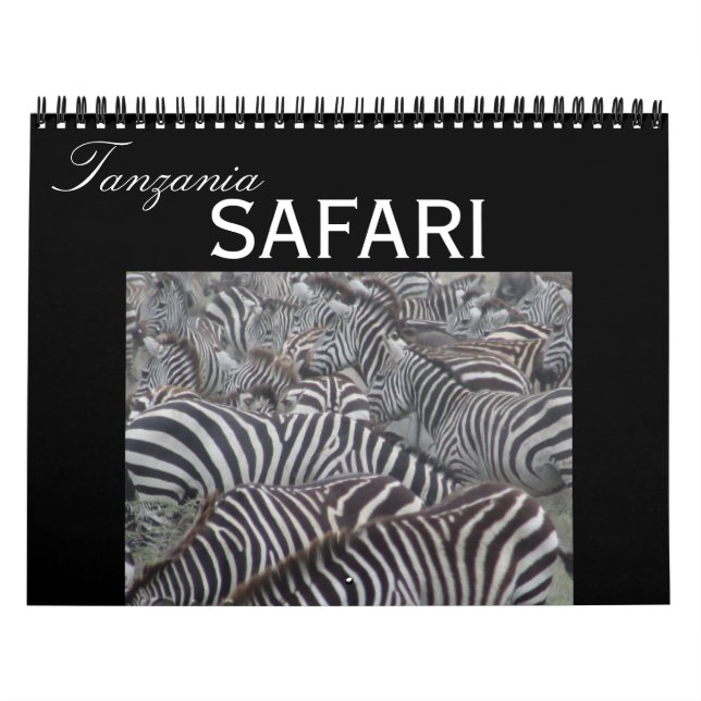 Calendário Tanzânia safari 2027 (Capa)