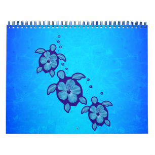 Calendário Tartarugas do Mar de Honu