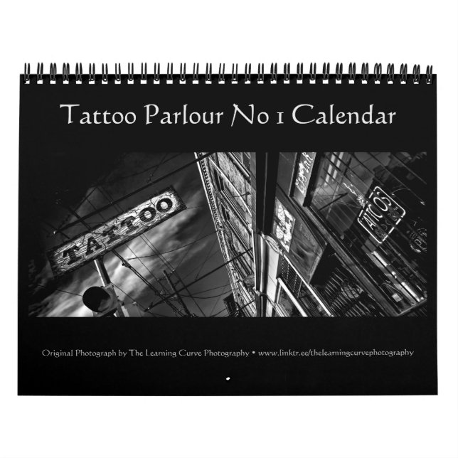 Calendário Tattoo Parlour No 1 (Capa)