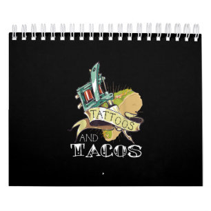 Calendário Tatuagens Engraçadas E Tacos Tatuagem E Tacos