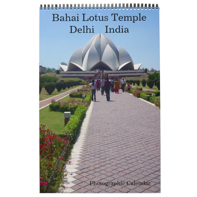 Calendário templo lótus dehli (Capa)