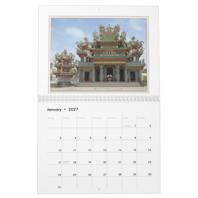 Calendário Templos de Formosa (Jan 2027)