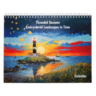 Calendário Temporadas Bordadas – Paisagens Embroideradas no T