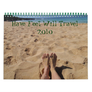 Calendário Ter Pés Vai Viagem 2010