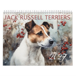 Calendário Terriers Jack Russell 2027