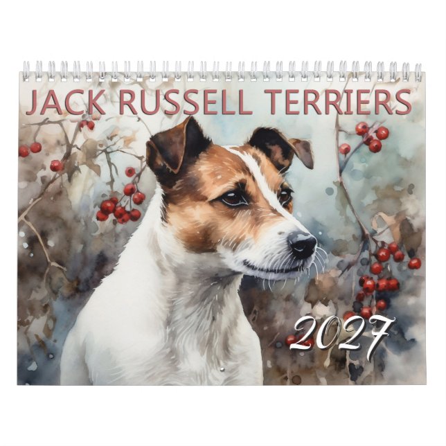 Calendário Terriers Jack Russell 2027 (Capa)
