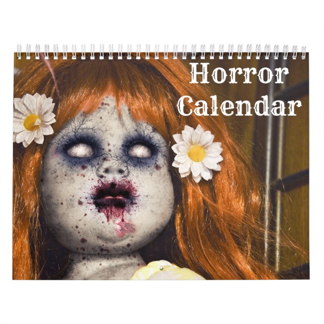 Calendário Terror 2026 (Capa)