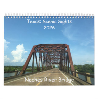 Calendário Texas: Scenic Sights Calendar
