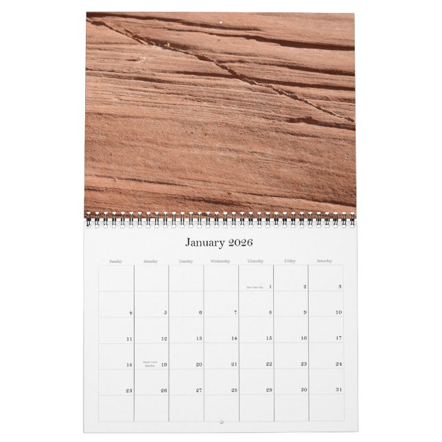 Calendário Texturas a tempo 2011 (Jan 2026)