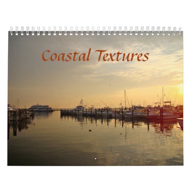 Calendário - Texturas Costeiras (Capa)