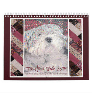 Calendário The Artful Westie 2017