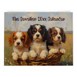 Calendário The Cavalier 12 Month Calendar