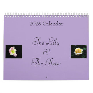 Calendário The Lily & the Rose Calendar