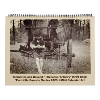 Calendário "The Little Rascals" ©M&B Trabalho de arte 2024 Ca