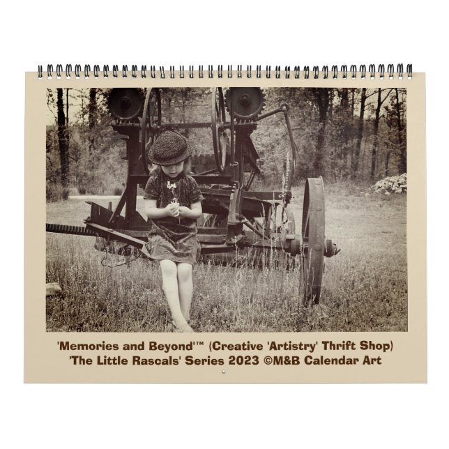 Calendário "The Little Rascals" ©M&B Trabalho de arte 2024 Ca (Capa)