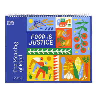 Calendário The Meaning of Food 2026 Calendar