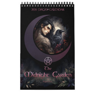 Calendário The Midnight Garden 2026 Pagan Calendar