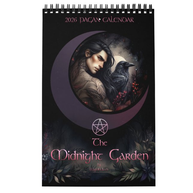 Calendário The Midnight Garden 2026 Pagan Calendar (Capa)