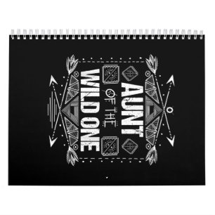 Calendário Tia Do Presente De Um Aniversário Selvagem