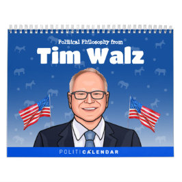 Calendário Tim Walz Calendar do Humor Político