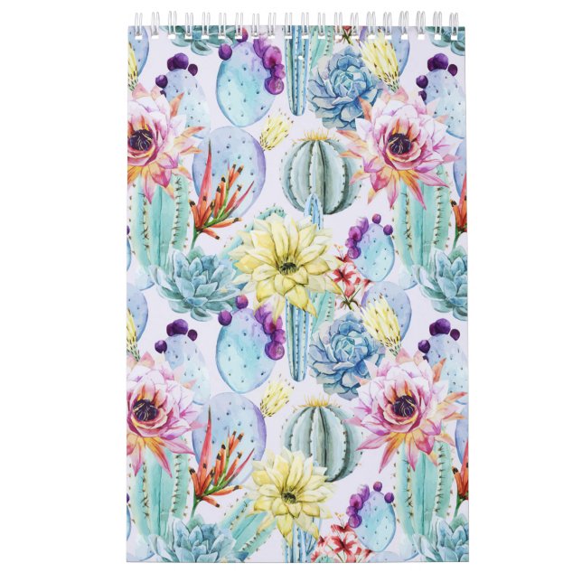 Calendário Tiny Cactus Pattern (Capa)