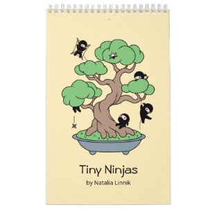 Calendário Tiny Ninjas