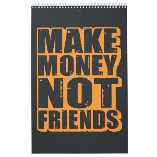 Calendário Tipografia de aspas motivacionais