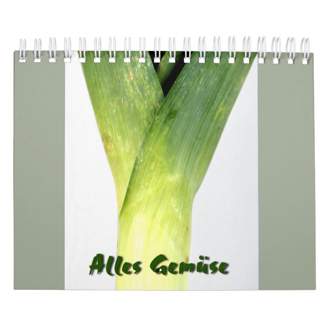 Calendário Todo vegetal (Capa)