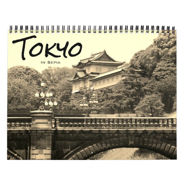 Calendário tokyo sépia 2026 (Capa)