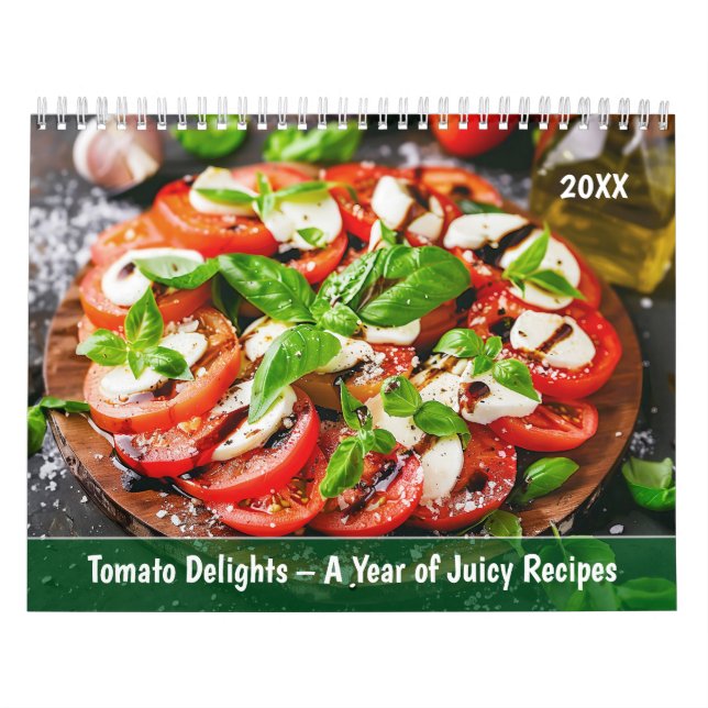 Calendário Tomato Delights – A Year of Juicy Recipes (Capa)