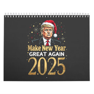 Calendário Tornar o Excelente do Ano Novo novamente a inaugur