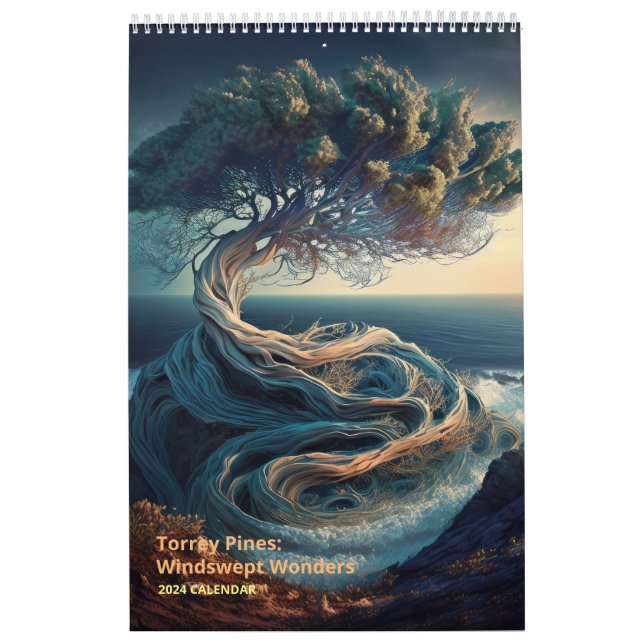 Calendário Torrey Pines: Maravilhas do Windswep (Capa)
