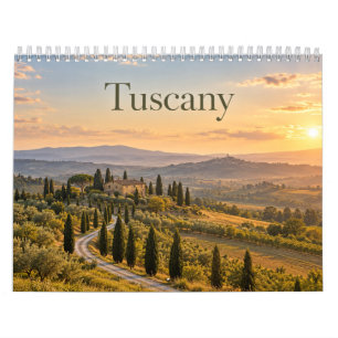 Calendário Toscana Itália Campo & Paisagens Cênicas