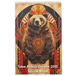 Calendário Totem Animals Calendar 2026 – Spirit & Nature