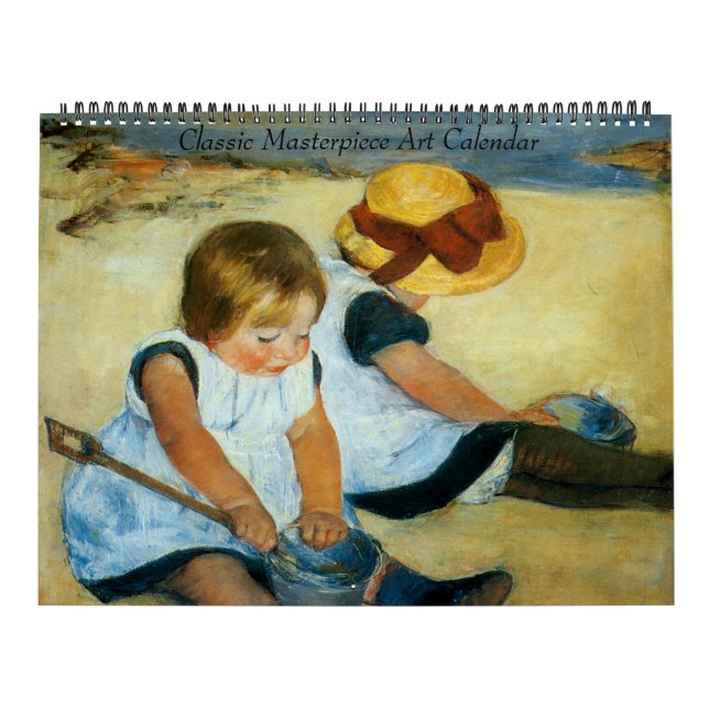 Calendário Trabalhos de arte clássicos da obra-prima (Capa)