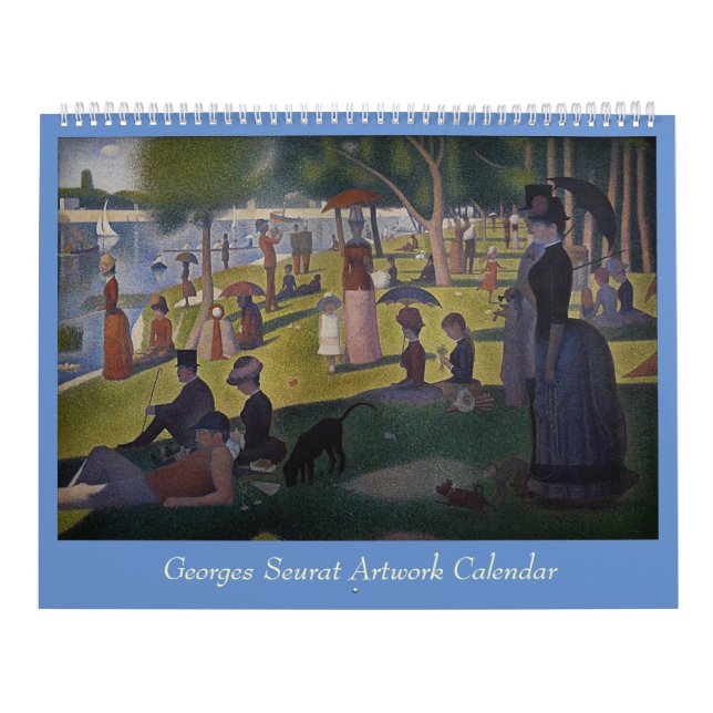 Calendário Trabalhos de arte de Georges Seurat (Capa)