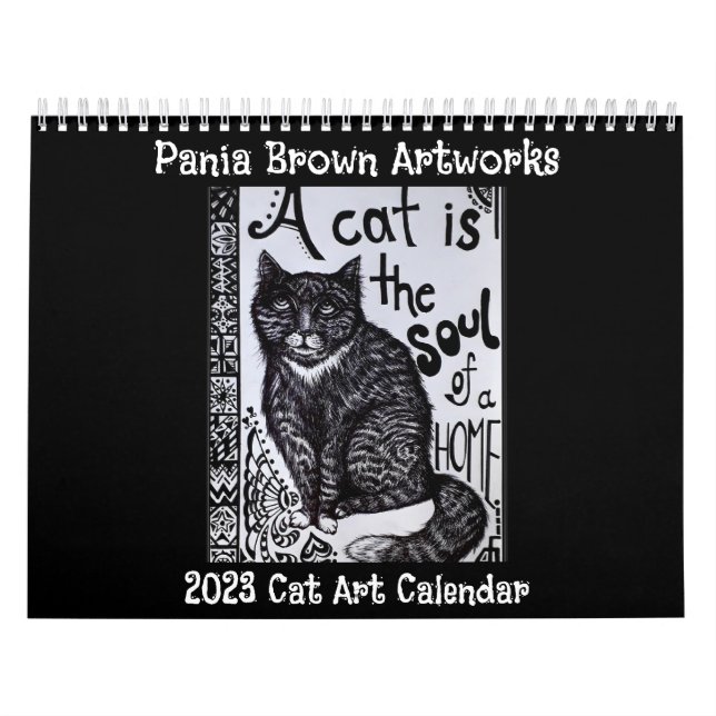 Calendário Trabalhos de arte Pania Brown Calendar 2023 (Capa)