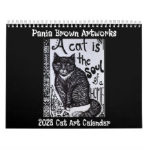 Trabalhos de arte Pania Brown Calendar 2023